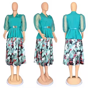 Vestido de Fiesta Africano 2025 para Mujer, Talla Grande, Cintura Alta, Ropa Kanga, Vestidos Maxi con Lentejuelas, Vestido de Noche para Dama, Talla Grande - Product Image 1