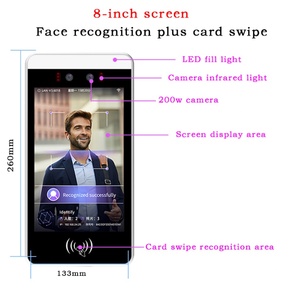 Sistema de Seguridad Biométrico de Reconocimiento Facial Tendcent con Pantalla LCD Android 11, Tarjeta NFC, Control de Acceso Personalizable y Registro de Asistencia - Product Image 3