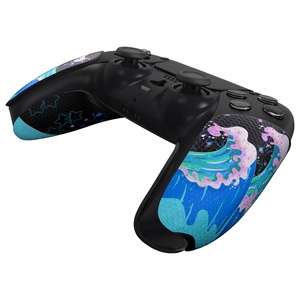 PlayVital Shimmering Waves - Almohadillas de Goma Suave con Textura Profesional Antideslizantes y Absorbentes del Sudor para el Control de PS5 - Product Image 6