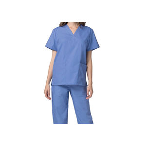 Ensembles de Blouses Médicales de Luxe Confortables 2 Pièces Tissées de Haute Qualité Souples et Protectrices Vêtements de Travail Unisexe Vente en Gros Durables - Product Image 5