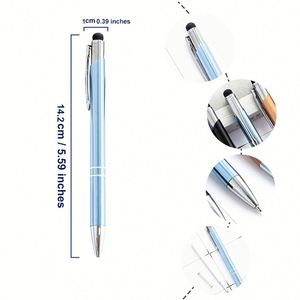 Bolígrafo Táctil Promocional de Aluminio con Punta de Bola, OEM/ODM, Marca BP 07, Impresión de Serigrafía, Tinta Negra, Personalizado para Móviles - Product Image 3