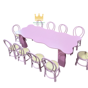 Silla Infantil de Ratán Hecha a Mano al por Mayor, Decoración Boho para Fiestas de Cumpleaños, Muebles para Eventos Infantiles - Product Image 2