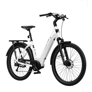 จักรยานไฟฟ้า EU warehouse Electric City Bike ขนาด 27.5 นิ้ว โครงอะลูมิเนียม 250W ระบบขับเคลื่อนกลางพร้อมเซ็นเซอร์แรงบิด - Product Image 4