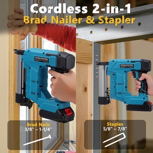 Pistola <span class=keywords><strong>de</strong></span> Clavos Eléctrica WODHMIEY, 2 Modos, a Batería, Clavadora <span class=keywords><strong>de</strong></span> Clavos <span class=keywords><strong>de</strong></span> Calibre 18, 20V, Inalámbrica, Motor <span class=keywords><strong>de</strong></span> Cobre, <span class=keywords><strong>Grapadora</strong></span> <span class=keywords><strong>de</strong></span> Alta Resistencia para Trabajos en Madera - Product Image 2