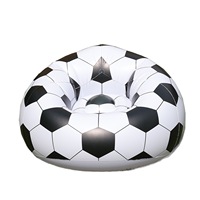 Nouveau canapé gonflable sphérique sur le thème du basketball et du football, design moderne et minimaliste, en PVC respectueux de l'environnement, pour intérieur/extérieur, pour adultes