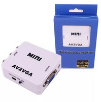 Ses Video RCA CVBS Video AV VGA adaptörü monitör dönüştürücü