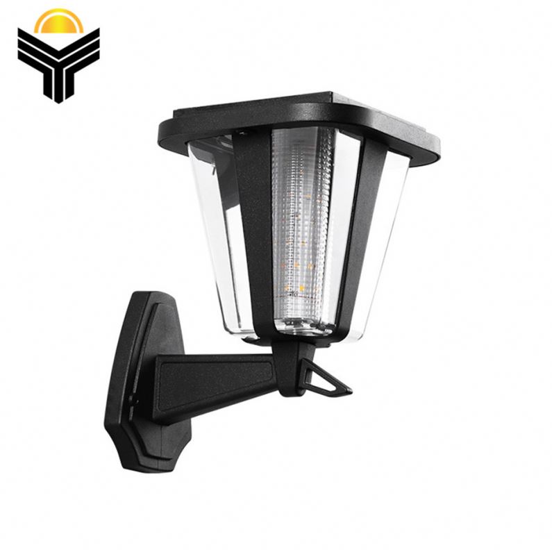 Горячая продажа 2019 Солнечный открытый современный сад светодиодный внешний датчик света настенный светильник