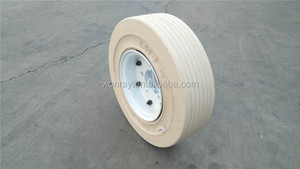 Non Marking 4.00x8 <b>Small</b> Solid Rubber Tires and <b>Wheels</b> With Good Price 4.00-8 <b>Small</b> Solid Rubber Tires and <b>Wheels</b> 4.00-8 - Product Image 3