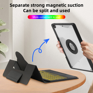 Ốp bàn phím không dây từ tính, xoay được, thiết kế mới dành cho iPad Pro 11 inch 2024 / iPad Air 11 M3 2025 / Pro 11 2018 - Product Image 4