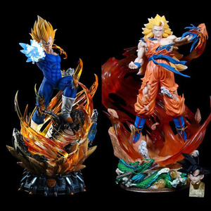 LS <span class=keywords><strong>Super</strong></span> Frozen Japan 1/<span class=keywords><strong>6</strong></span> Figurine Lumineuse à Trois Têtes, Nouveau Modèle en PVC, Accessoire Anime avec Emballage d'Origine <span class=keywords><strong>Vegeta</strong></span> Bejitto - Product Image 1