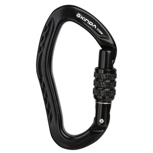 Mosquetón Xinda de Aleación de Aluminio con Cierre de Seguridad de 2200 kg para Escalada, Montañismo, Espeleología y Uso en Exteriores - Product Image 1