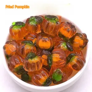 4D uva fresa naranja Piña en forma de mermelada rellena de gelatina suelta fruta caramelo Gummy regalo de Navidad para niños