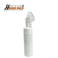 Bouteille de nettoyant pour animaux de compagnie à pompe à mousse en silicone/bouteille de pulvérisation moussante avec pompe à brosse 30ml 50ml 60ml 80ml 100ml 120ml 150ml 200ml