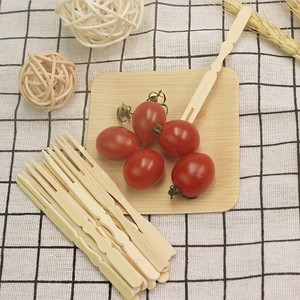 Gran <span class=keywords><strong>oferta</strong></span>, tenedor de madera desechable para frutas, respetuoso con el medio ambiente, juego de cubiertos desechables de bambú de madera de almidón de maíz de plástico personalizado de alta calidad - Product Image 2