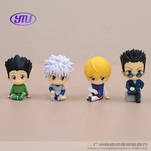 Chasseur X chasseur <span class=keywords><strong>Gon</strong></span> Killua Kurapika Q assis Pose Figure modèle Statue à collectionner Anime voiture décor oeuf poupée figurine d'action - Product Image 6
