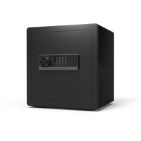 Coffret de sécurité Onnais 45 en acier allié noir avec serrure à code pour la maison et le bureau, coffre-fort à vendre