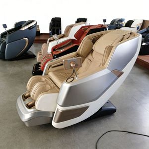 Massage Chair Full Body 4D Robotic Arm SL Type Guide Rail Zero Gravity PU Leather Home Massage Sofa - Product Image 4