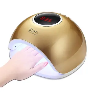 New Arrivals 72ワットHigh Power Gold Pink White Nail Dryer 10s 30s 60s 99s Painless Mode UV LED Nail Lamp With 36個Lamp Bead