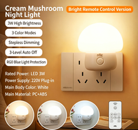 Nouvelle lampe de chevet à lumière douce pour chambre à coucher, protection oculaire, avec bouton, à brancher, pour l'heure du coucher, lampe à économie d'énergie
