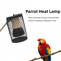 Cache-lampe chauffant en maille écologique pour reptiles, protection de lampe infrarouge de plafond, abat-jour de sécurité pour lampe chauffante