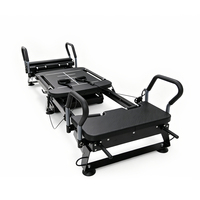 Reformer Pilates en alliage d'aluminium ultime avec ressorts allemands haute élasticité, OEM commercial pour centre de réadaptation et décompression vertébrale