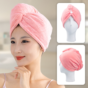 Custom logo <strong>Hair</strong> Towel Microfiber Quick Dry <strong>Microfibre</strong> <strong>Hair</strong> Drying Towel <strong>Wrap</strong> Turban Microfiber <strong>Hair</strong> Towel <strong>Wrap</strong> for Women - Product Image 2