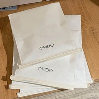 Sac de Courrier Épais en Papier Kraft Recyclable et Écologique avec Logo Personnalisé pour l'Emballage de Vêtements et de Chaussures