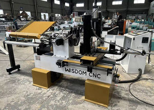 위즈덤 CNC 자동 미니 목공 선반 기계 자동 공급 4kw 파워 볼 스크류 전송 고성능 핵심 부품 포함 - Product Image 5