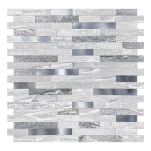 Carreaux composites en <span class=keywords><strong>pierre</strong></span> Carreaux pour dosserets de cuisine à peler et à coller Carreaux muraux en <span class=keywords><strong>PVC</strong></span> - Product Image 1