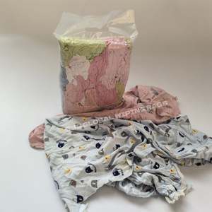 Trapos de Algodón Suaves al Tacto, Trapos de Camiseta de Color Claro, Trapos Industriales para Limpieza - Product Image 1