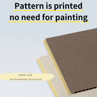 Panel Dinding SPC Modern dengan Finishing Mengkilap, Tahan Api, Ramah Lingkungan untuk Dinding