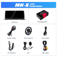 Android 14 Layar Sentuh 12.3 inci Sistem MTK Car-play Radio Mobil 8 inti 4G LTE WiFi 12+512G untuk BMW Seri 5 GT F07