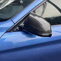 Coque de rétroviseur latéral en fibre de carbone style corne de taureau F30 pour BMW F20 F22 F23 F30 F32 F33 F36 – Remplacement du boîtier