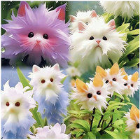 Orchidée chat de compagnie : le nouveau type de plantes en pot au design adorable et à l'odeur agréable et parfumée.