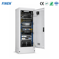 Gabinete para Estación Base 5G para Exteriores con Sistema de Refrigeración por Aire, Impermeable IP65, Rack de 19 Pulgadas, Acero Galvanizado, Caja Aislada con EPS