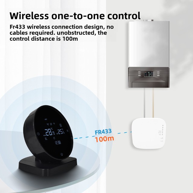 2026 New Tuya Smart Thermostat WiFi+RF433 Water Heater Timer Switch Alexa Google Home Voice Control