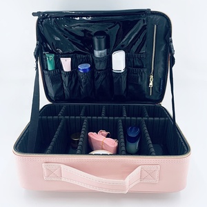 Organizzatore di pennelli per Makeup professionale personalizzato 3 strati per artista Make up Bag per Makeup Organizer scatola di immagazzinaggio - Product Image 3