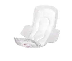 Smacin-n serviette hygiénique basic épais Maxi coussinets de haute qualité Costume jetable personnalisé en vrac boîte à rouleaux étui étiquette blanche Fob