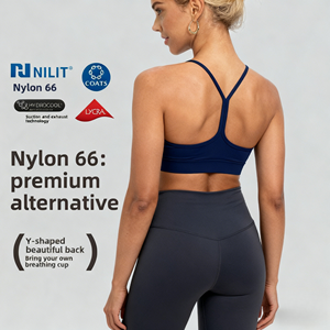 Sujetadores Deportivos Elásticos de Alto Impacto para <span class=keywords><strong>Mujer</strong></span>, Tops Cortos para Yoga en Colores Vibrantes - Product Image 5