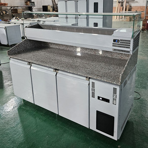 Haute qualité Réfrigération Pizza table de travail réfrigérateur/réfrigérateur commercial établi/congélateur Guangzhou - Product Image 6