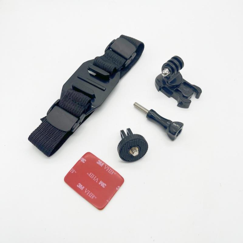 หมวกกันน็อคแบบสแน็ปออนพร้อมฐานหมุน, สกรูอะแดปเตอร์ 14 ตัว, กาว 3M