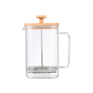 Proveedores de fábrica, gran oferta de fábrica, cafetería de estilo clásico, cafetera portátil de vidrio, tetera, Prensa Francesa - Product Image 4
