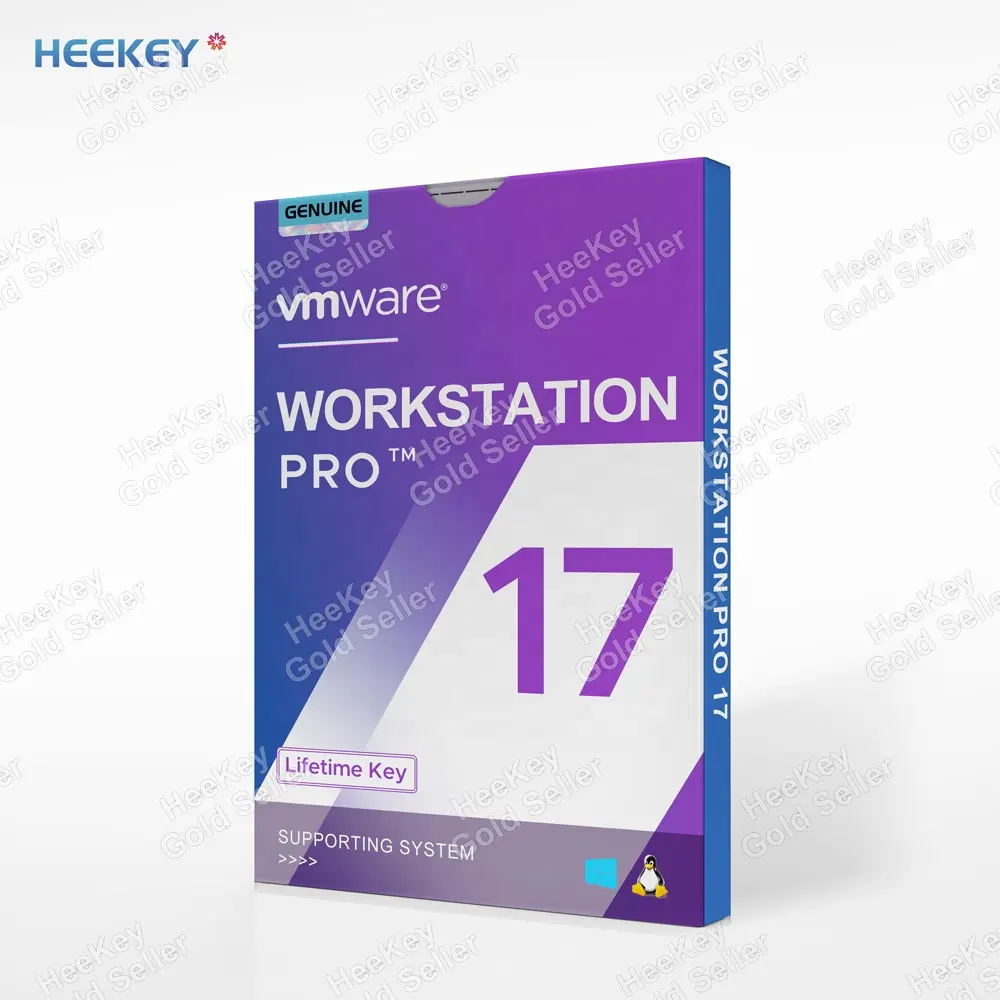 VMware Workstation Pro 17 für Windows/Linux Lebensdauer Original-Lizenzschlüssel Virtuelles Maschinensoftware 1 Gerät Lebensdauer