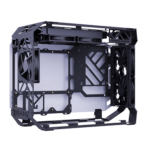 Lovingcool estilo abierto MICRO ATX funda de vidrio templado para juegos de ordenador funda completa para juegos de PC RGB <span class=keywords><strong>CPU</strong></span> Cooler Case con ventilador ARGB - Product Image 3