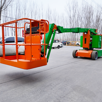 Plateforme élévatrice articulée tout-terrain électrique, portée de 22 m, capacité de 250 kg, certifiée ISO9001 CE