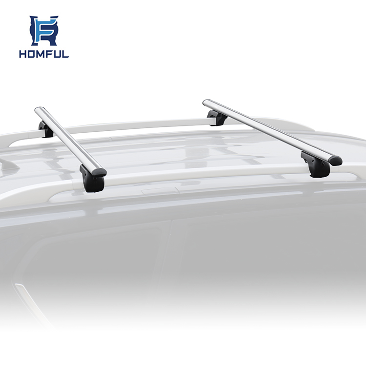 HOMFUL Cargo Car Trailer Roof Top Cargo Carrier Roof Car Cross Bar