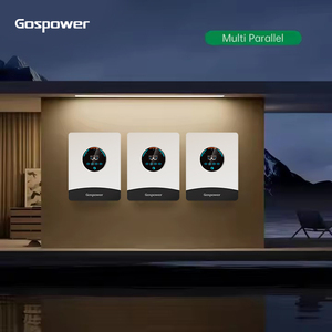 Gospower 6KW năng lượng mặt trời biến tần IP54 3 năm Bảo hành 8000wp PV đầu vào 220/230VAC lưới 48V pin 200% 5S tăng công suất sử dụng nhà - Product Image 4