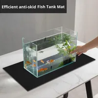 Coussin de protection pour aquarium, verre ultra-clair, isolation thermique, absorption des chocs, antidérapant, coussin de fond épaissi
