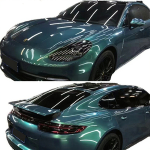 Film vinyle décoratif pour voiture en TPU de qualité supérieure, effet caméléon noir à rouge, pour meubles, ventes chaudes - Product Image 3