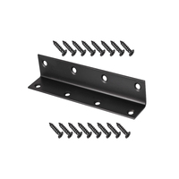 Plaque de raccordement en acier inoxydable sur mesure, idéale pour tables et bureaux, supports plats en acier au carbone